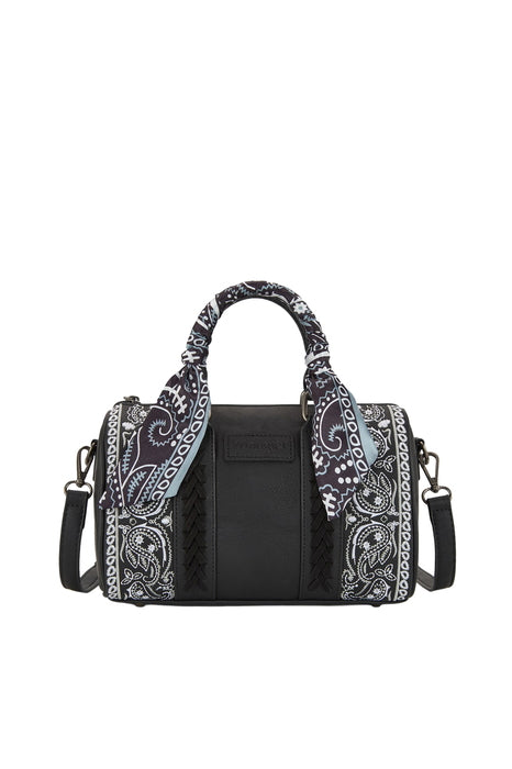 Wrangler® Paisley Barrel Bag - Black