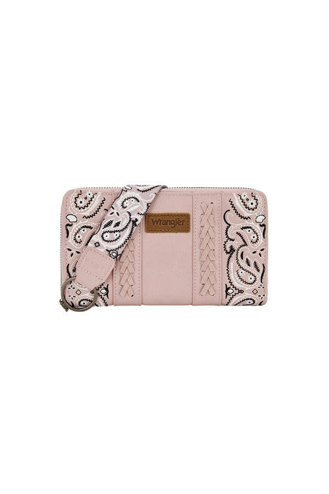 Wrangler® Paisley Wallet - Pink