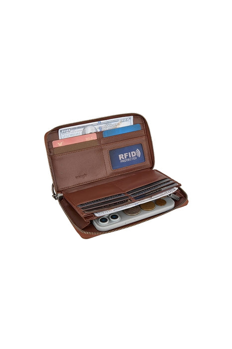Wrangler® Paisley Wallet - Tan