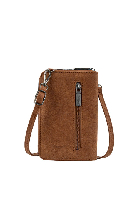 Wrangler® Swirl Phone Wallet Bag - Tan