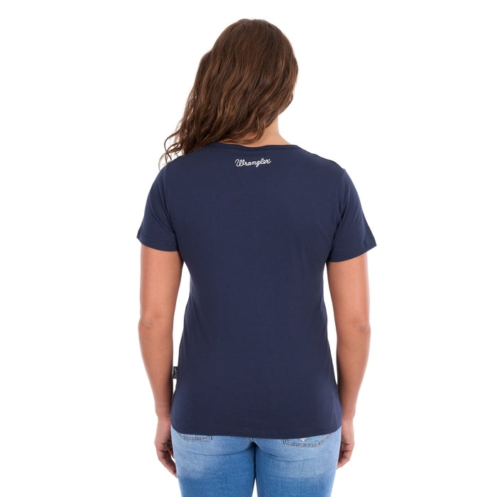 Wrangler Women’s Lana V-Neck Short Sleeve Tee