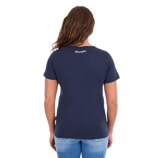 Wrangler Women’s Lana V-Neck Short Sleeve Tee