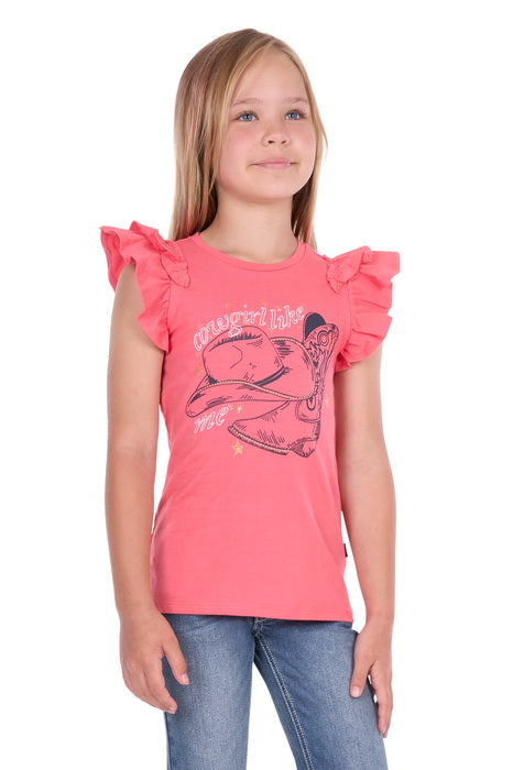 Pure Western Girl’s Alira Short Sleeve Tee
