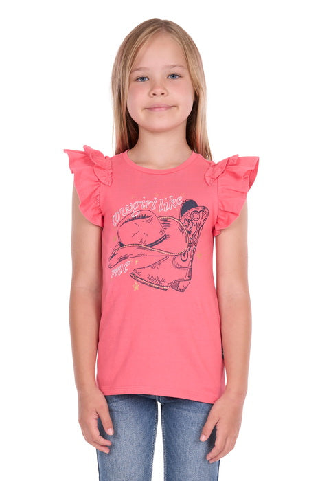 Pure Western Girl’s Alira Short Sleeve Tee