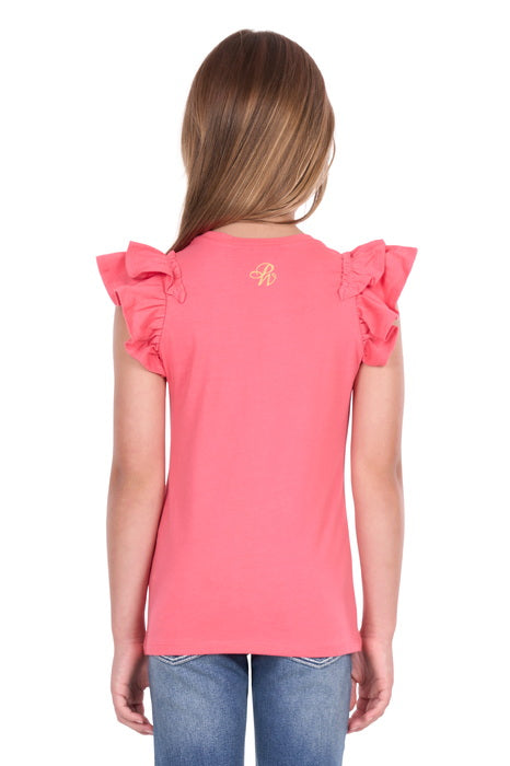 Pure Western Girl’s Alira Short Sleeve Tee