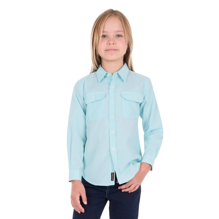 Hard Slog Brooks Girls Long Sleeve Shirt – Mint