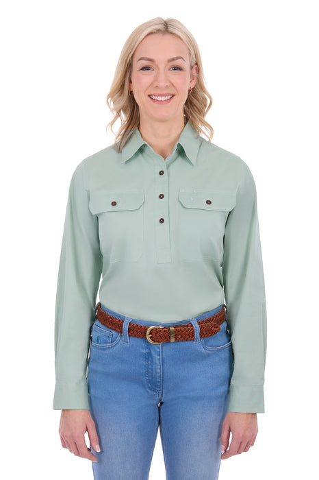 Thomas Cook Women’s Stretch Drill Shirt – Mint