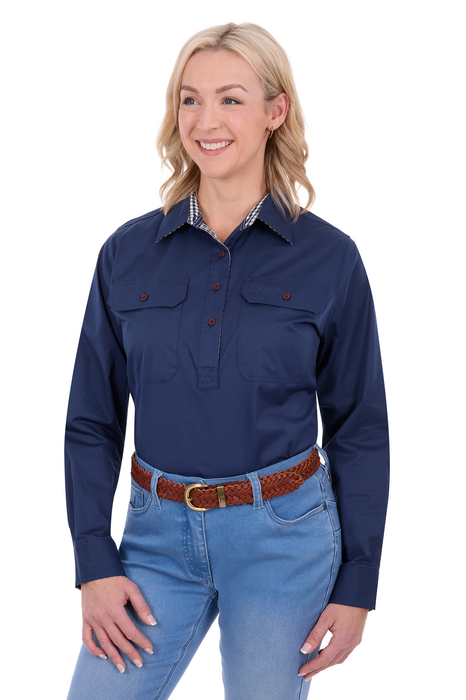 Thomas Cook Women’s Stretch Drill Shirt – Ink