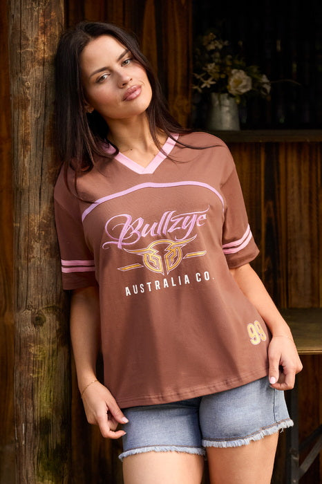 Women’s Quincy Oversized V-Neck Tee