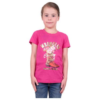 Wrangler - Girl’s Penny Short Sleeve Tee