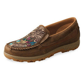 Twisted X - Women’s Skull Print Cell Stretch® Mocs Slip On