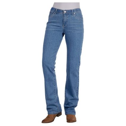 Wrangler Women’s Chara Jean – Willow (Faded Blue, 34" Leg)