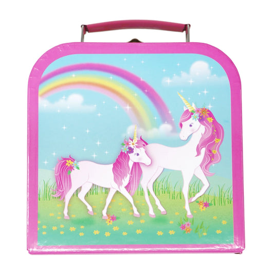 Pink Poppy Stardust Unicorn Tin Tea Set – Limited Edition (6 Piece Set)
