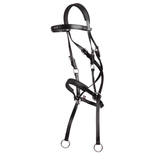 Bitless Bridle - Full Size Black
