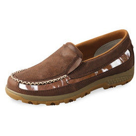 Twisted X - Women’s Casual Cow Fur Cell Stretch® Mocs Slip On