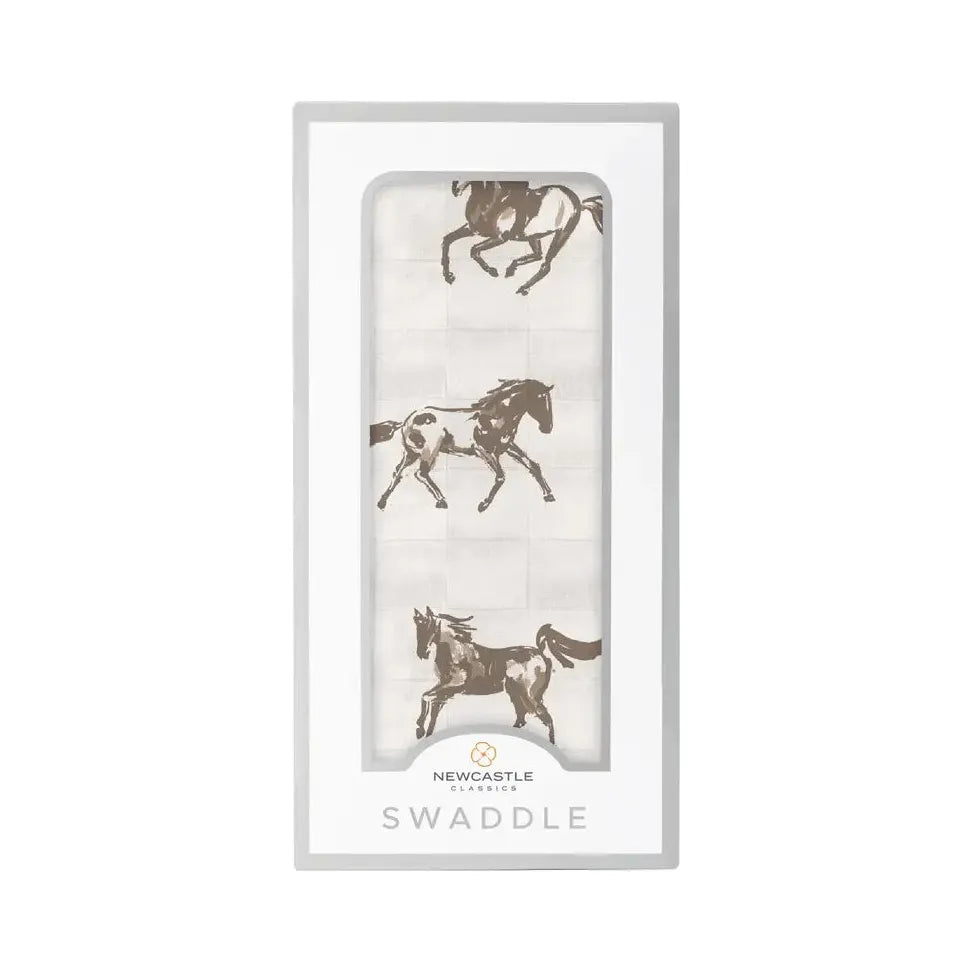 Galloping Horse Bamboo Swaddle