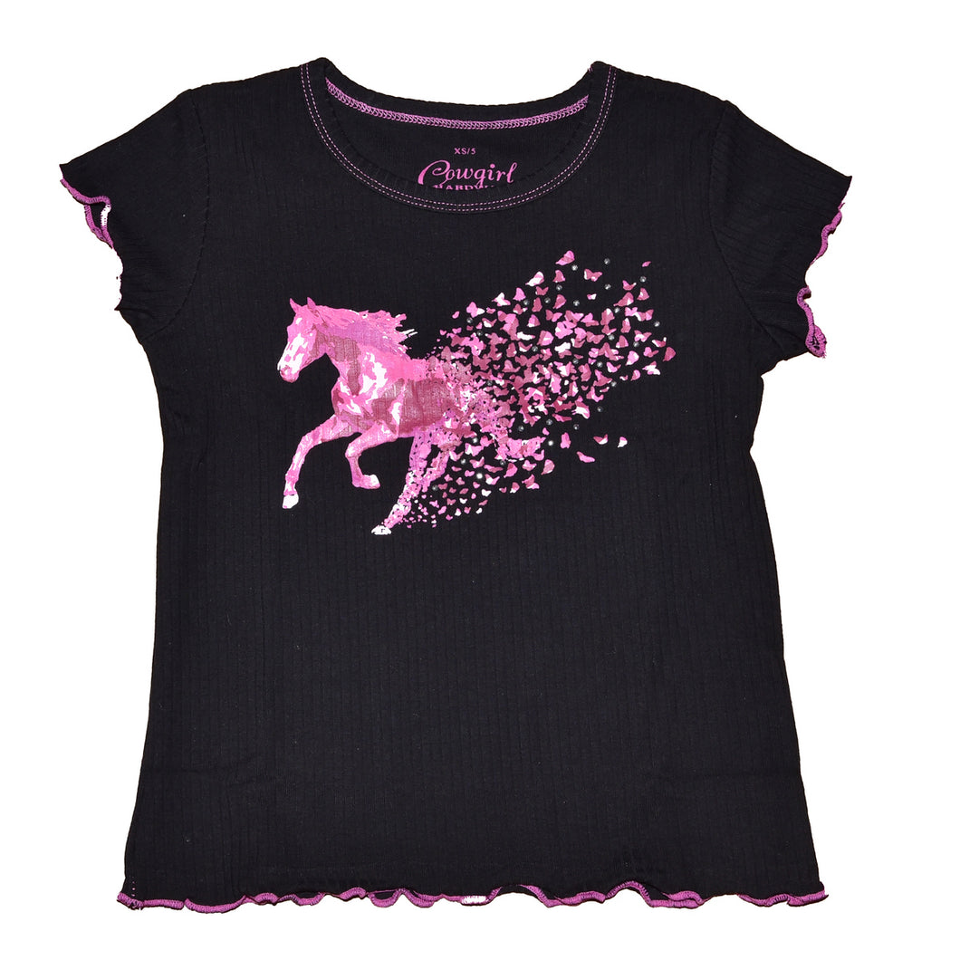 Cowboy Hardwear - Toddler Butterfly Horse T-Shirt