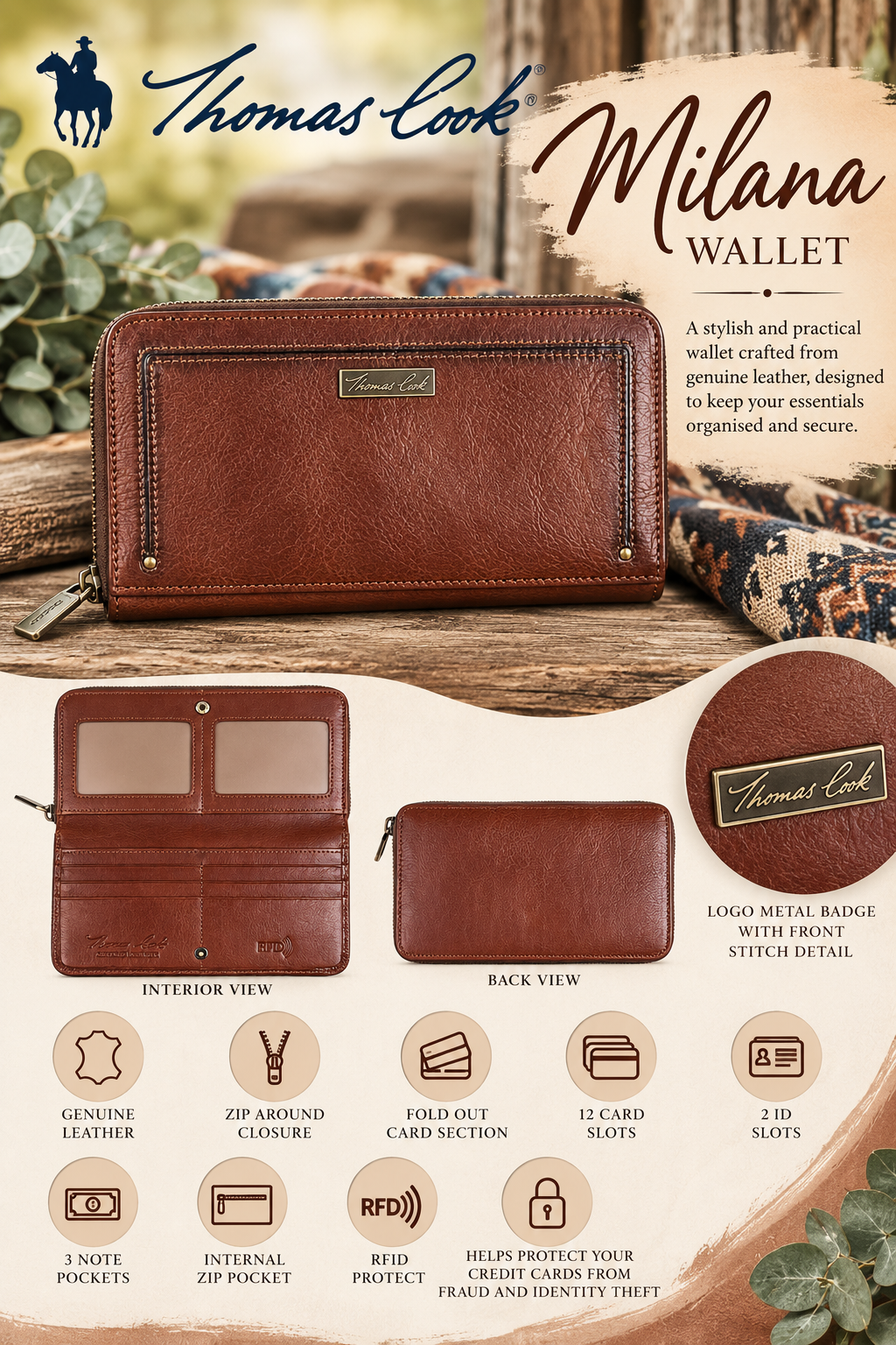 Thomas Cook Milana Wallet