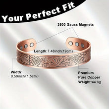 Load image into Gallery viewer, Copper Magnetic Bracelets Keltic
