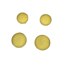 Load image into Gallery viewer, Bright Yellow Button Earrings
