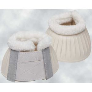 Bell Boots with Fleece – White (Set of 2)