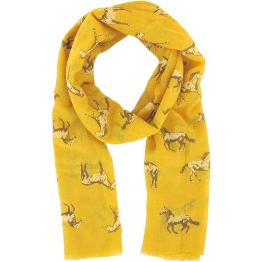 Mustard - Horse Scarf