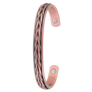 Plaited Copper Bangle