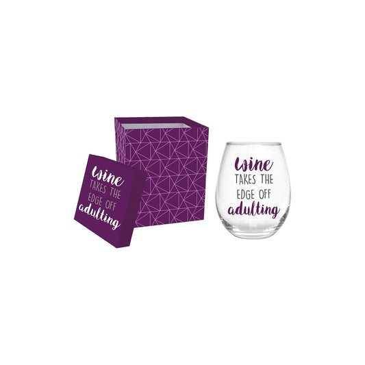 Stemless Wine Glass Takes the Edge of Adulting