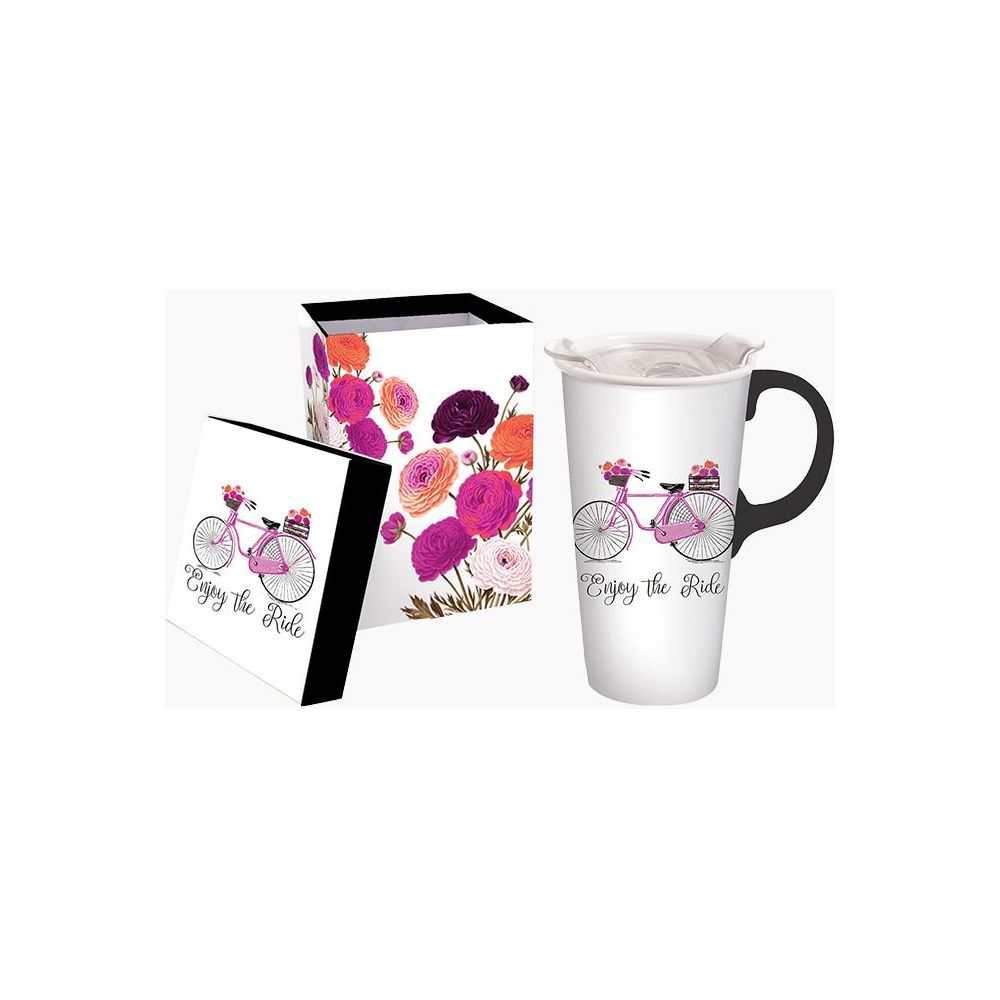 Enjoy Your Ride Ceramic Travel Mug