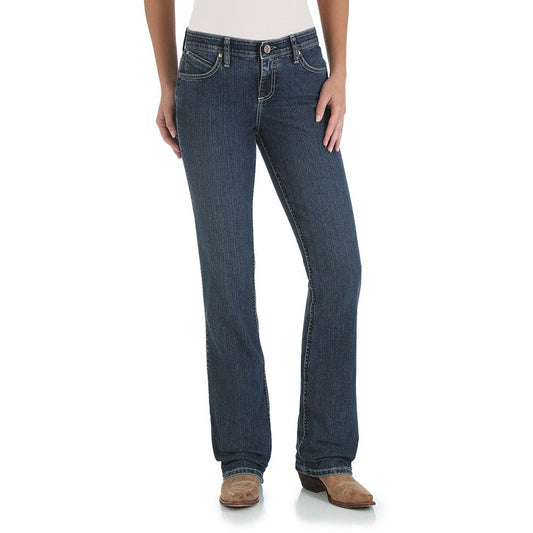 Wrangler Women’s Ultimate Riding Jean – Q-Baby Booty Up – Wild Streak (34" Leg)