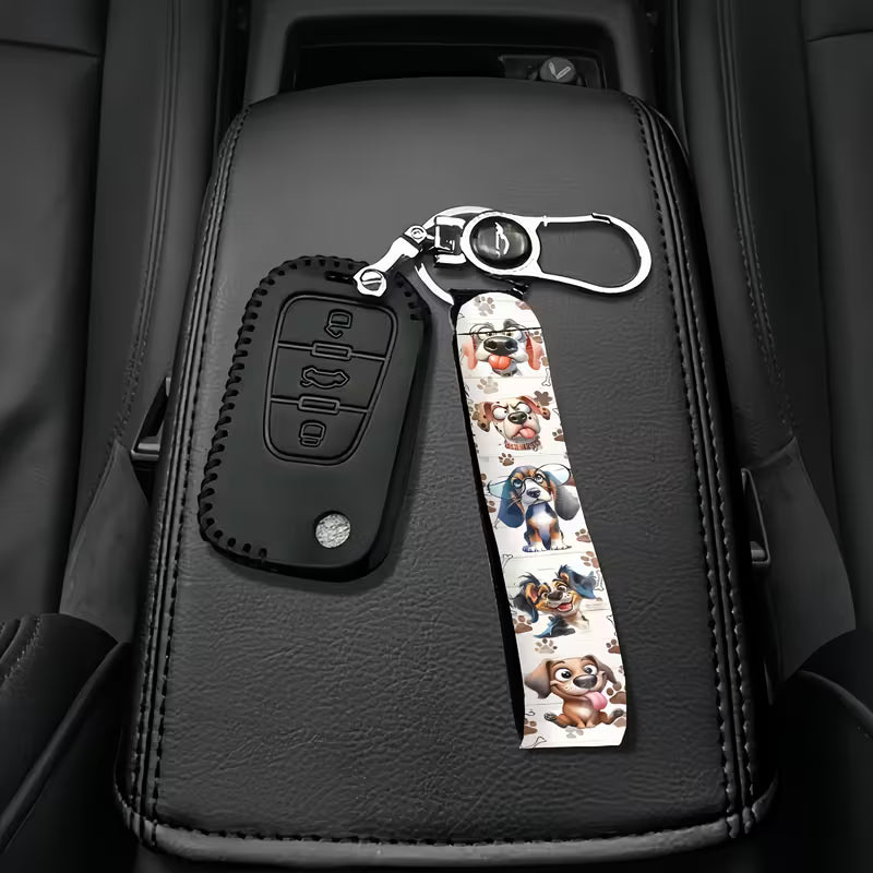 Printed Neoprene Keychain & Wristband Accessory – Assorted Designs