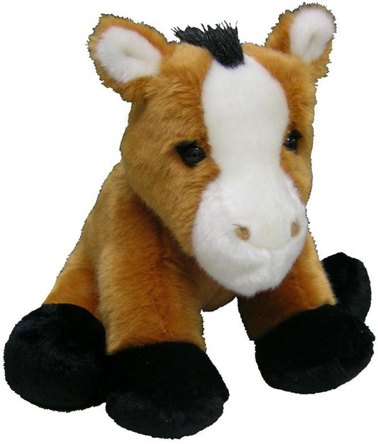 🐴 Sitting Plush Horse – 25cm Soft Toy