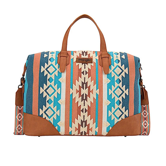 Wrangler Cilia Aztec Duffle Bag – Tan
