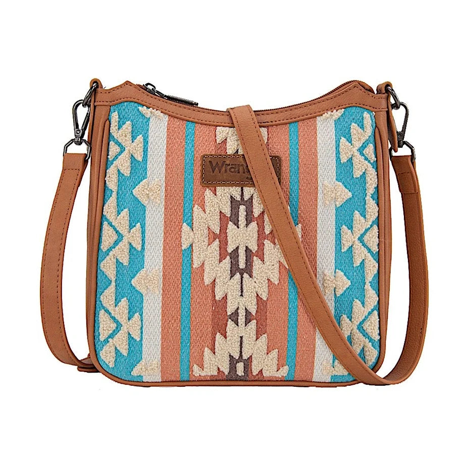 Wrangler Cilia Aztec Crossbody Bag – Tan