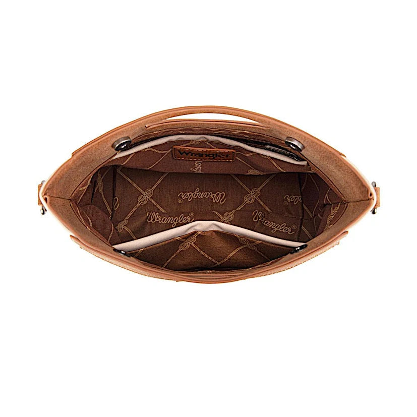 Wrangler Inez Embroidery Bag - Natural or Blue