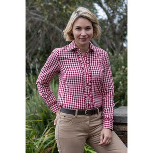 Thomas Cook - Women’s Isla Gingham Wool Long Sleeve Shirt