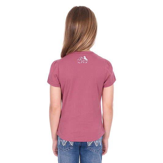 Pure Western Girls Estelle T-Shirt – Raspberry