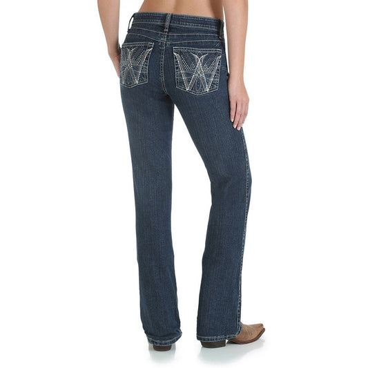 Wrangler Women’s Ultimate Riding Jean – Q-Baby Booty Up – Wild Streak (34" Leg)