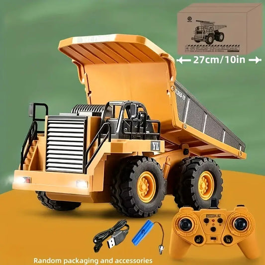 Heavy Machinery Dump Truck Model – Yellow