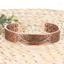 Load image into Gallery viewer, Life Of the Tree Copper Bangle
