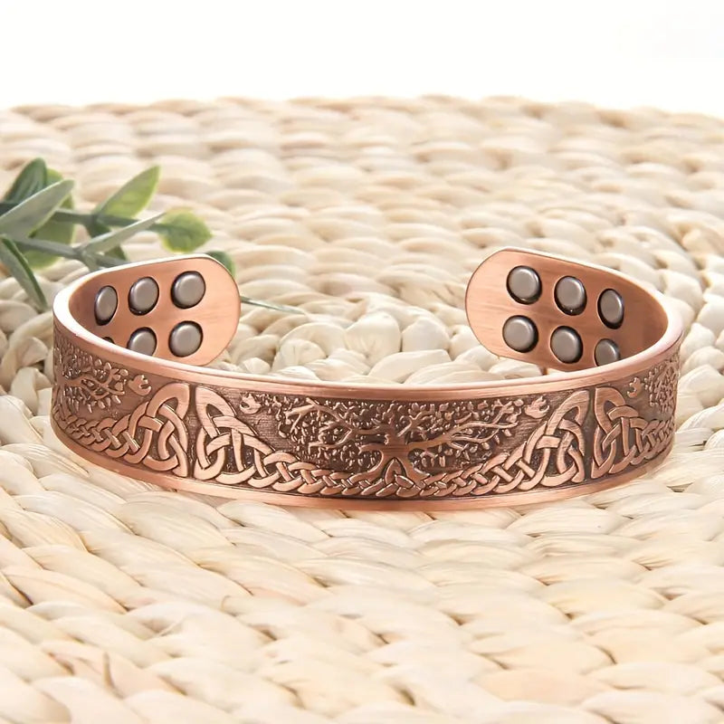 Life Of the Tree Copper Bangle