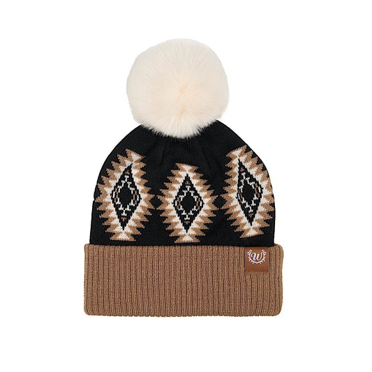 Wrangler Kate Beanie – Black/Chocolate