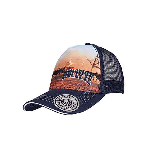 Bullzye Kids Helicopter Trucker Cap – Navy/Multi