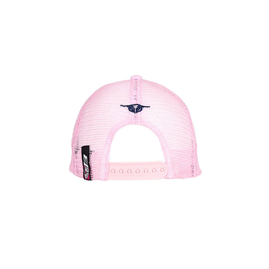 Bullzye Kids Lucy Trucker Cap – Blush/Navy