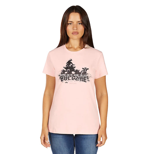 Bullzye Women’s Lucy Short Sleeve T-Shirt – Blush