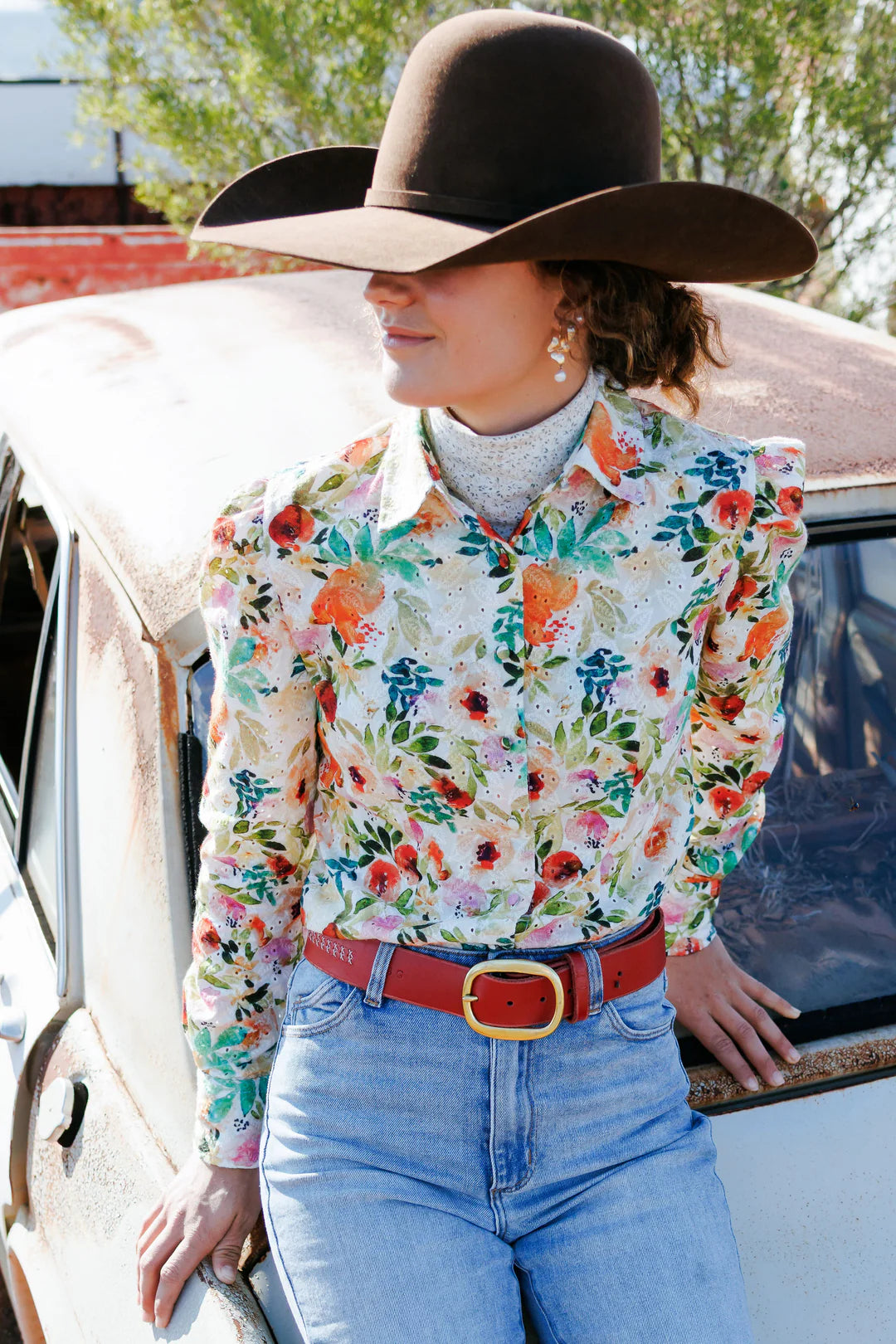 BLACK COLT – Maggie Dress - Floral Lace