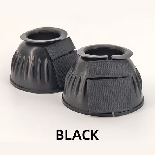 Horse Rubber Bell Boots – 1 Pair - Medium