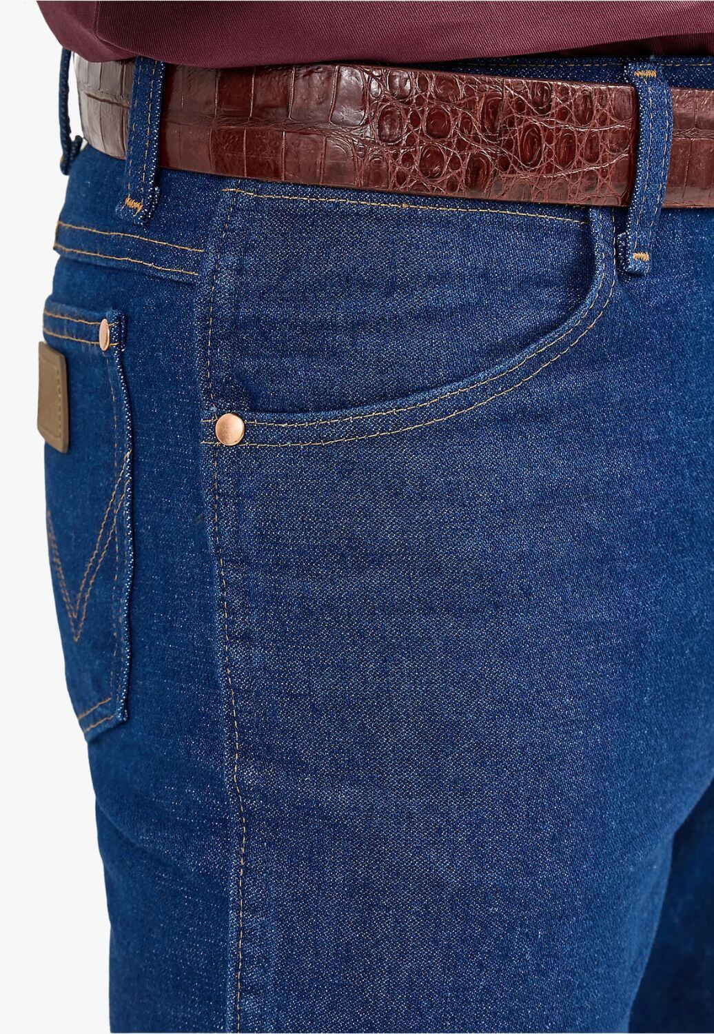 Wrangler Men’s Cowboy Cut Slim Fit Prewashed Jean – Prewashed Indigo