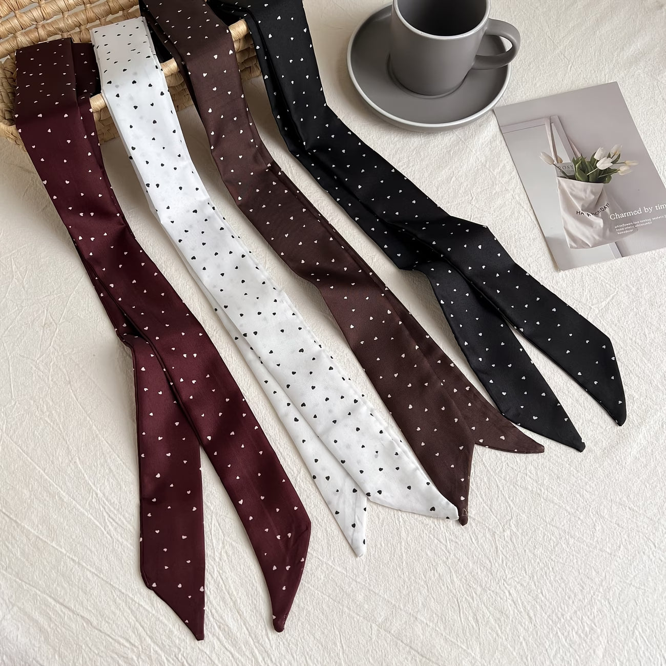Necktie Scarf – Assorted Colours