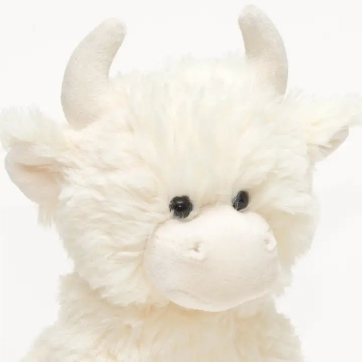 Highland Cow Cream Plush Soft Toy - 20cm